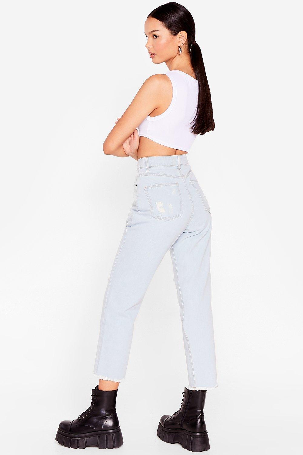 Nasty gal best sale ripped jeans